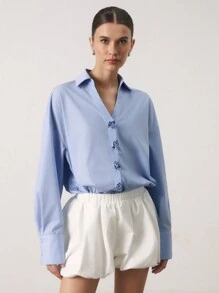 SURIMA Women's Blouse, Business Casual Woman, Office Siren Outfits, Blogger Same Style, Old Money Style, 3D Rose Design, Valentine's Day