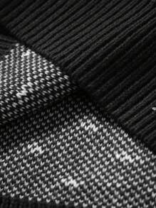 Manfinity Homme Maglione uomo a girocollo con stampa di slogan, manica lunga, adatto per autunno/inverno