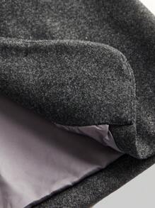 Ontre Tween Girls Casual Reversible Collared Jacket And Shorts 2 Pieces Set - Dark Grey - View 10