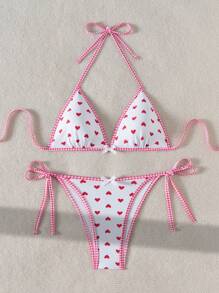 Swim Mod Traje de baño sexy de vacaciones de verano para mujer con tirantes finos