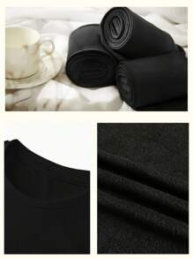 Zielony Women's Turtleneck Long Sleeve Knitted Thermal Insulated Base Layer Top, Autumn/Winter