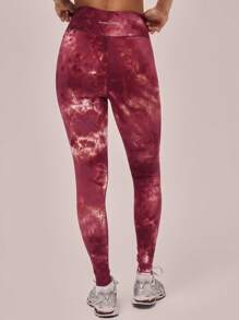 Musera Sport Leggings à taille épaisse teinture réactive, pour le padel, le tennis, le pickleball