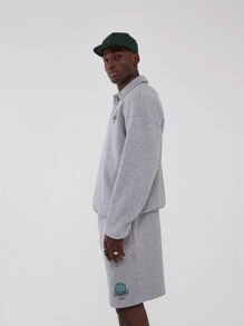 Musero 'Play Games Not Sports' Collared Sweatshirt