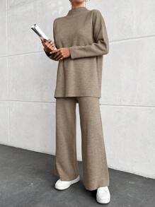 EURMUSE Cardigan And Pant 2 Pc Set Casual
