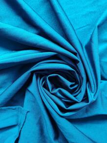 SHEIN Swim 1pc Women's Solid Color Faux Pearl Decor Sexy Bikini Top Summer