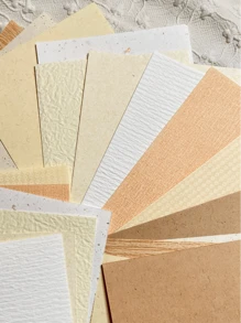 1 confezione/20 fogli Carta da decorazione impreziosita con texture 3D, ideale come sfondo per collage, San Valentino, matrimoni, compleanni