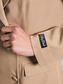 AiiRZ 双排扣沙漏型西装迷你连衣裙