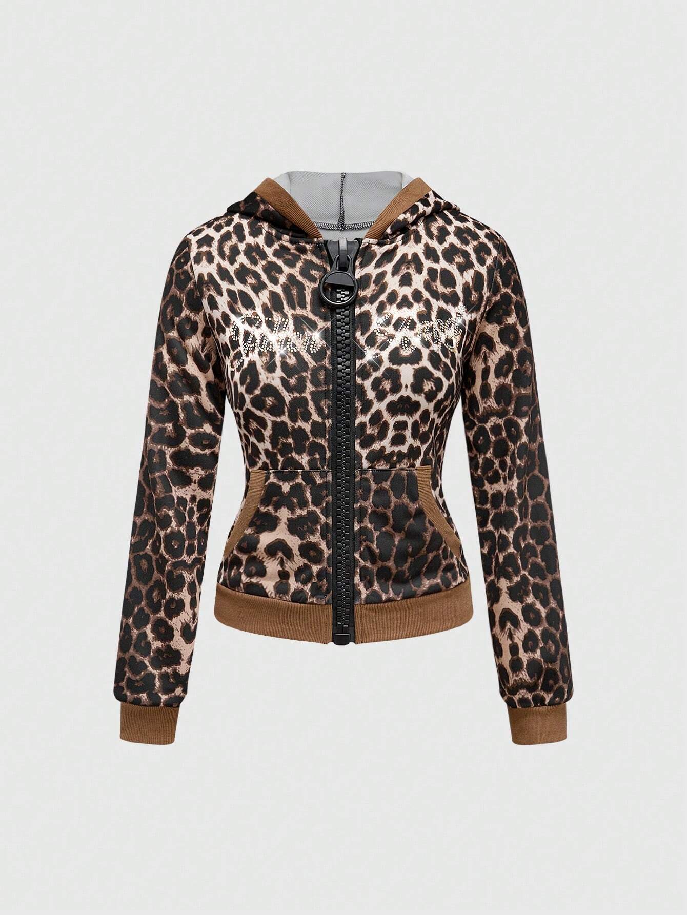 Our J-Fashion Y2K Gyaru Himekaji Vintage Leopard Print