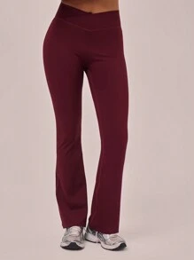 Musera Sport Wrap Waist Flare Active Leggings Spring Summer Vacation ,Padel, Tennis, Pickleball