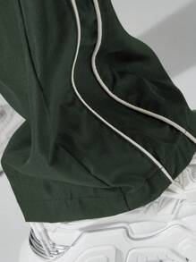 Manfinity EZcore 男士字母印花抽绳腰口袋直腿宽松休闲裤