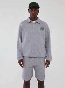 Musero 'Play Games Not Sports' Collared Sweatshirt