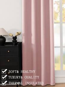Solid Color Curtains, Simple & Fashionable For Home, Casual Daily Use