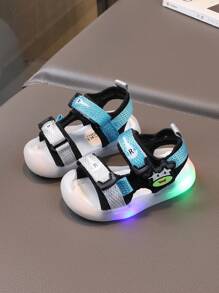 1 双男童防踢防滑护趾凉鞋 - 綠色 - 查看 1