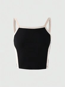 3pcs/Set Girls Slim Fit Short Cropped Tank Top, Textured Ribbed Knit Design, Versatile Casual Tank Top For Daily Wear, Suitable To Pair With Jeans, Pants, Skirts Or Dresses - Multicolor - View 5