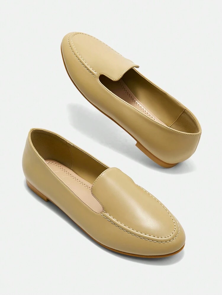 CUCCOO BIZCHIC Round Toe Retro Bow Accent Flats, Spring/Summer New Arrival