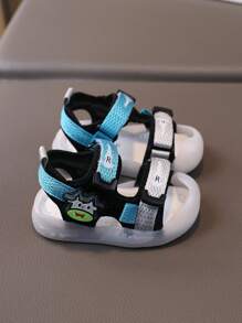 1 双男童防踢防滑护趾凉鞋 - 綠色 - 查看 5