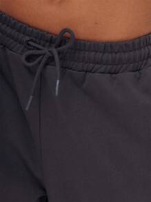 Musera Sport Raw Hem Slogan Wide Leg Sweatpants Vacation Spring