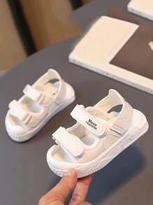 1 Pair Beige Fashion Baby Boy's Slide Sandals, Toddler Beach Shoes - Beige - View 7