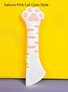 PETSIN 1 件装多功能宠物罐头勺，带猫爪设计，用于喂食、混合和覆盖罐头食品，包括开罐器，宠物喂养用品