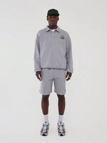 Musero 'Play Games Not Sports' Collared Sweatshirt