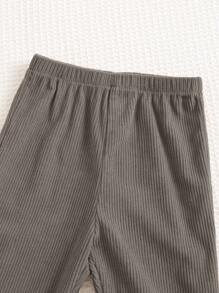 Cozy Pixies 2pcs/Set Baby Boys Christmas Pattern Red & White Round Neck Long Sleeve Hoodie Sweatshirt & Pants Winter Clothes Set - Multicolor - View 9