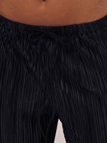 Musera Sport Plisse Wide Leg Trousers Elegant Spring Summer Sexy Vacation Beachwear Classy Casual, Padel, Tennis, Pickleball