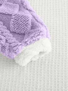 Cozy Pixies 2 件装女婴羊毛连帽开衫和休闲裤冬季服装套装