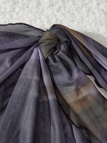 SHEIN MOD Women's Tie Dye Printed Beach Robe & Sarong Skirt Set,Beach Vacation Outfits, New Year,Valentine Outfits,Swim Suits For Women,Vacation Outfits Woman,Cruise Outfits Women For Summer Beach Vacation - Multicolor - View 5