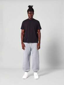 SUMWON Athletic Jogger Sweatpants Elastic Ankle Gym Workout Running Loungewear Winter Warm Casual Athletic Comfort Fit Indoor Training Outdoor Exercise - Light Grey - View 5