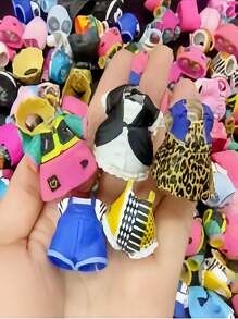 LOL Surprise Fashion Pack! 5PCS/10PCS Doll Clothes Set, Cartoon Doll Accessories & Random Dresses | Birthday Gift For Girls, Dress Up Play Set - Apricot - View 7