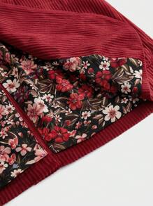 Manfinity VCAY Blazer casual de manga larga con cuello vuelto y ajuste delgado para hombre, adecuado para uso diario, Navidad - Burdeos - Ver 7