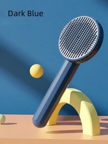 Lược chải lông thú cưng đa năng, bàn chải tự làm sạch này là phụ kiện thiết yếu để loại bỏ lông và chăm sóc chó, mèo và chó con. - Nhiều màu - Xem 7