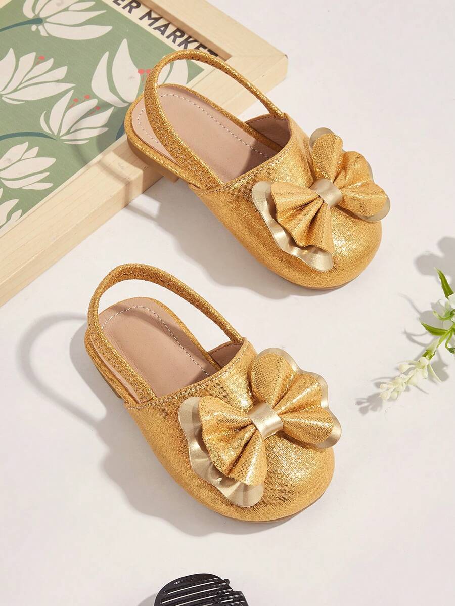 1 双幼儿蝴蝶结可爱时尚百搭舒适穆勒鞋