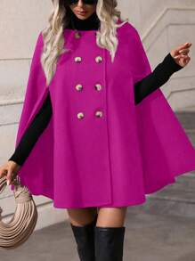 SHEIN Clasi Mantel, Einfarbig, Minimalistisch, Mode, Lässige Alltagskleidung