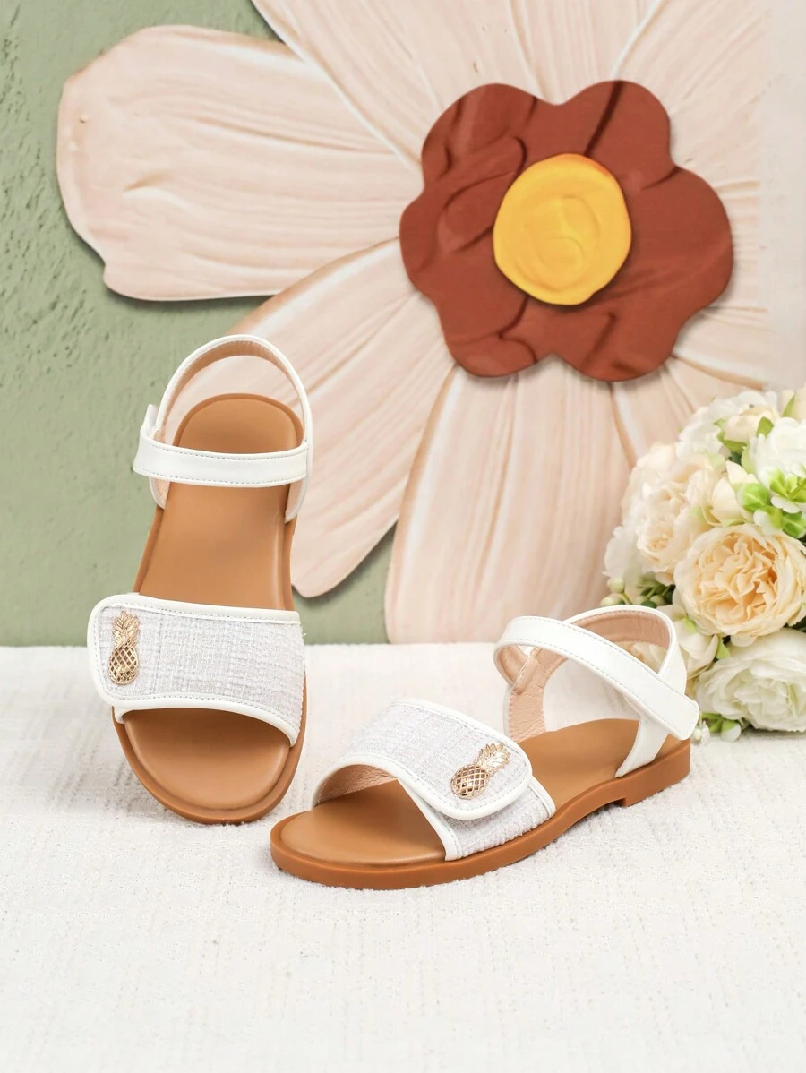 Sandale Plate Albe Fete, Vară