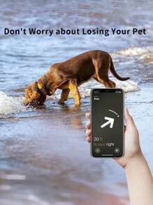 Soporte de collar de perro a prueba de agua y a prueba de aire para Airtag, estuche protector de silicona Airtag para collar de mascotas, cubierta antirrobo duradera GPS para perros, gatos, cachorros, accesorios para mascotas livianos y suaves, negro y azul