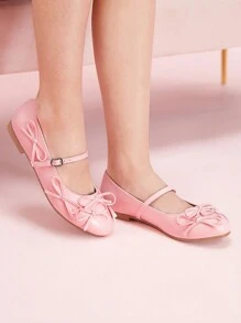 CUCCOO DOLLMOD Giày lười đế dày trang trí hình bướm cho nữ ngày lễ tình nhân ngày lễ năm mới - Hồng - Xem 1