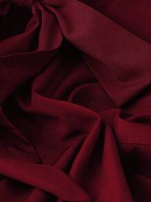 Celure Camisa de manga larga con bloque de color floral en talla grande negra