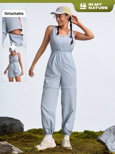 In My Nature 女式户外可转换二合一裤子，适合徒步旅行、露营、城市通勤