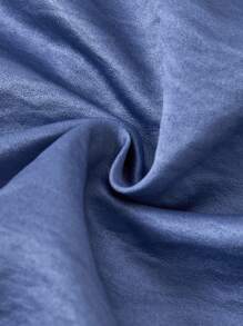 2 件套素描设计饰边装饰长袖上衣和裤子舒适休闲家居服套装，适合青少年男孩 - 藍色 - 查看 4