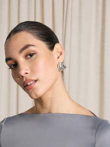 AiiRZ Satin Long Sleeve Maxi Dress