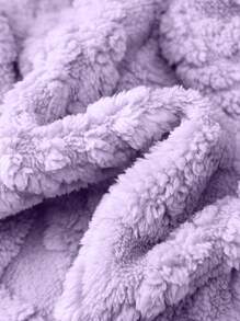 Cozy Pixies 2 件装女婴羊毛连帽开衫和休闲裤冬季服装套装