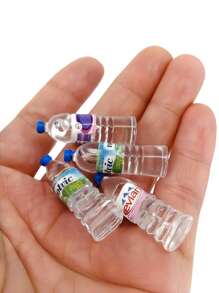 Bộ trang trí Giáng sinh thu nhỏ 1:12 - Mô hình chai nước khoáng mini bằng nhựa, Phụ kiện nhà búp bê, Trang trí nhà ngày lễ tự làm, Mô hình quà tặng nhỏ cho nhà sưu tập, Đồ trang trí lễ hội, Mô hình chai mini chân thực, Trang trí cây thông Noel - Nhiều màu - Xem 2