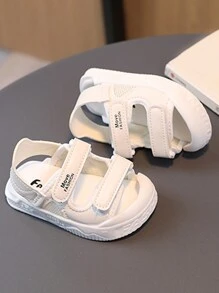 1 Pair Beige Fashion Baby Boy's Slide Sandals, Toddler Beach Shoes - Beige - View 1