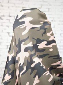 SHEIN LUNE 加大码前扣简约迷彩多口袋实用工装裤新年女士生日秋季女士服装情人节商务休闲 - 彩色 - 查看 7