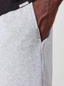 SUMWON Athletic Jogger Sweatpants Elastic Ankle Gym Workout Running Loungewear Winter Warm Casual Athletic Comfort Fit Indoor Training Outdoor Exercise - Light Grey - View 3