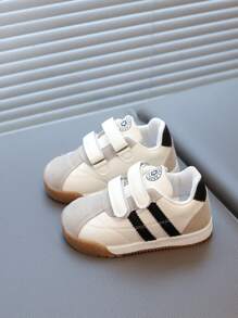 Baby Casual Outdoor Sport Shoes, Toddler Autumn/Spring Versatile Sneakers - Black and White - View 5