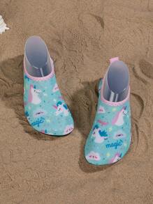 Toddler Boys' Comfortable Fashionable Casual Lightweight Quick-Drying Aqua Shoes, Summer/Autumn