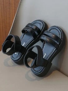Peuter/kleine/grote meisjes mode veelzijdige Romeinse sandalen, prinses stijl antislip strand schoenen, lente & zomer