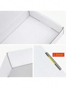 10 件白色瓦楞纸箱邮政箱快递包装箱包装材料飞机箱礼品盒运输箱包装箱 - 白色 - 查看 8